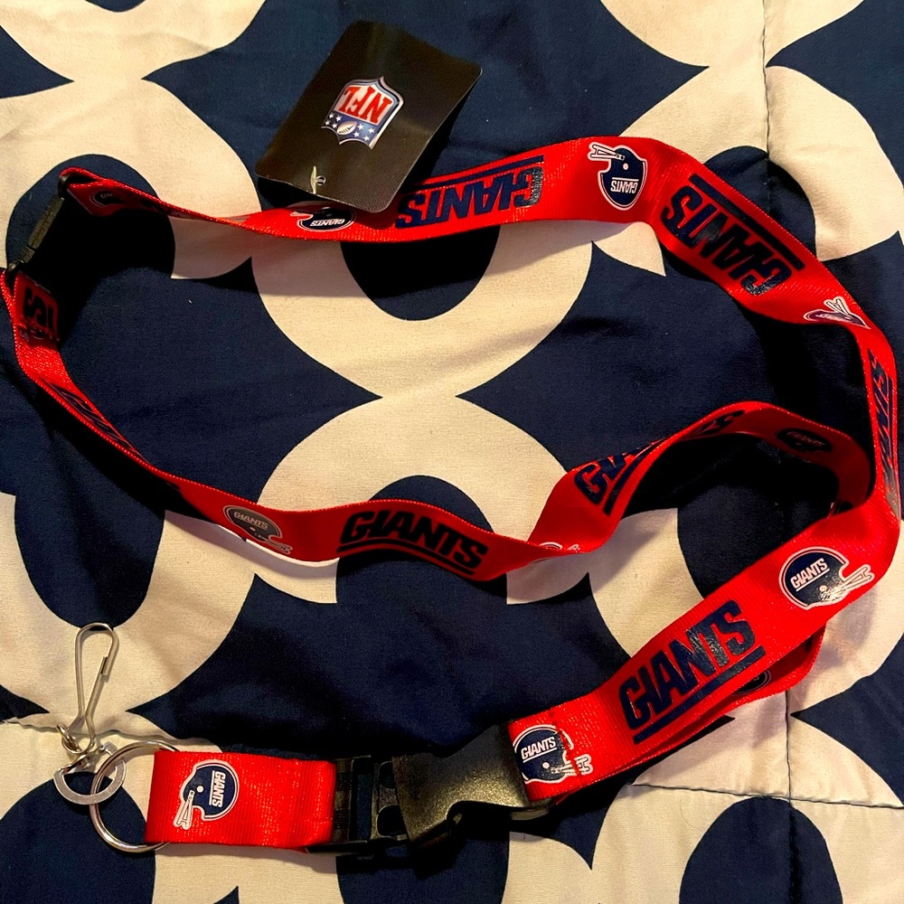 NY Giants lanyard